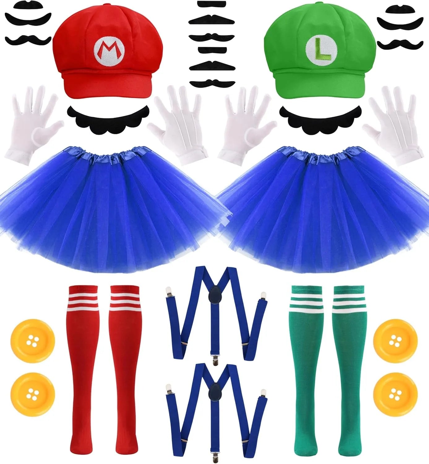 Halloween Costumes Accessories for Adults Women - Halloween Costumes for Best Friends -  Cosplay Party Set for Women 1 Set only
