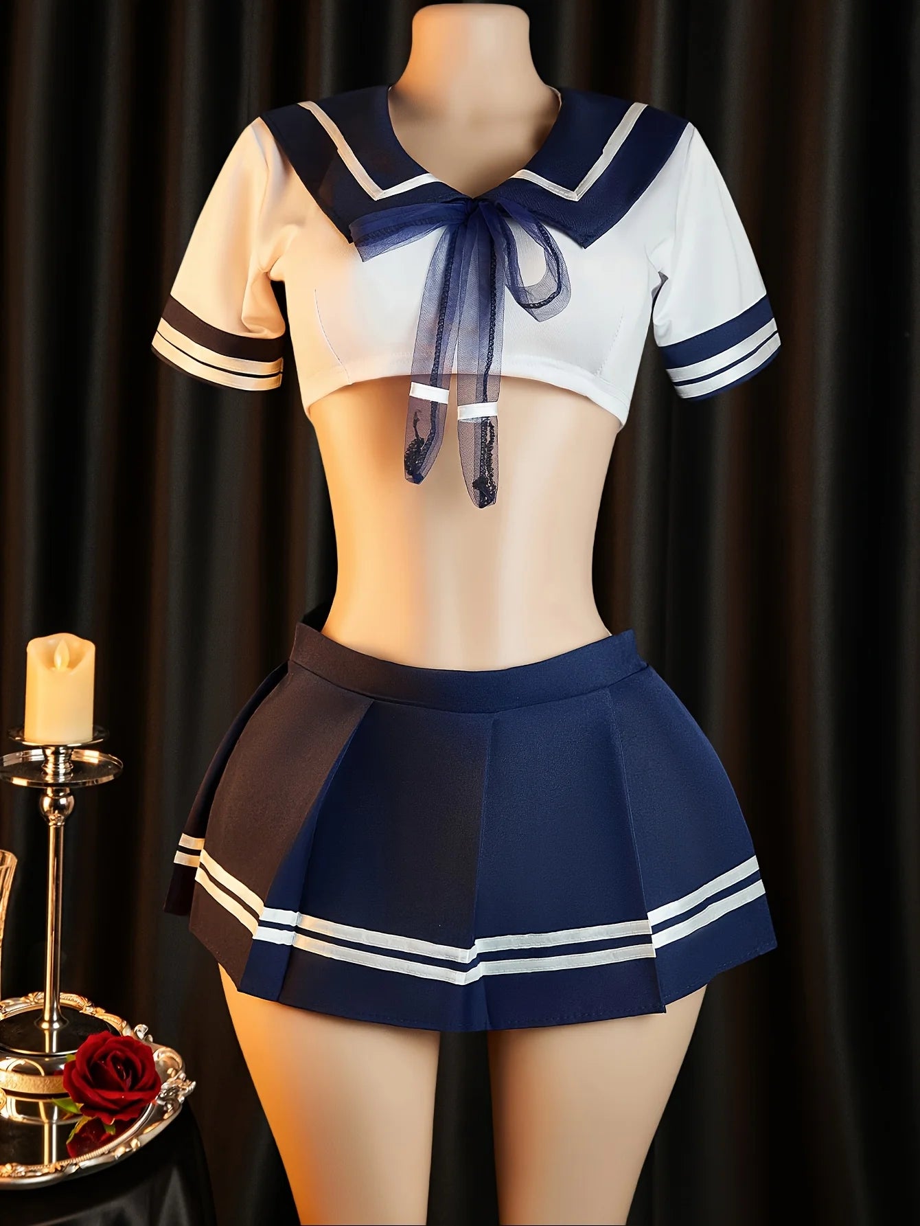 Hot Maid Costume For Role-Play Women Uniform 18 Exotic desire Plays Deep V Nurse Dress Xxx Cosplay Sexy Nights