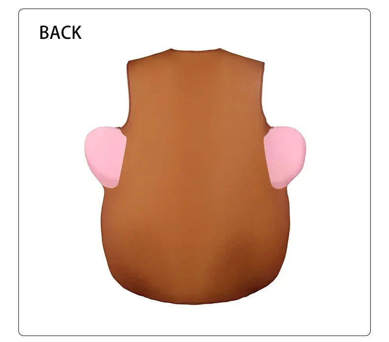 Funny Mr. and Mrs. Potato Head Matching Outfit Halloween Cosplay Tunic Couple Potato Head Costume Carnival Party Disguise Wear
