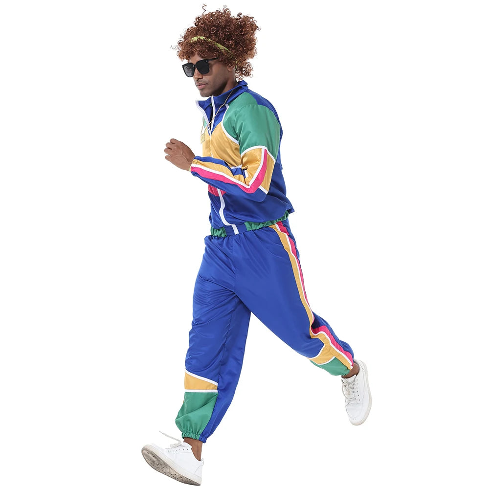 Halloween GROUP Hippie Costumes for Women Male Vintage 70s 80s Rock Disco Cosplay Outfits Hip Hop Disco Hippie Costume