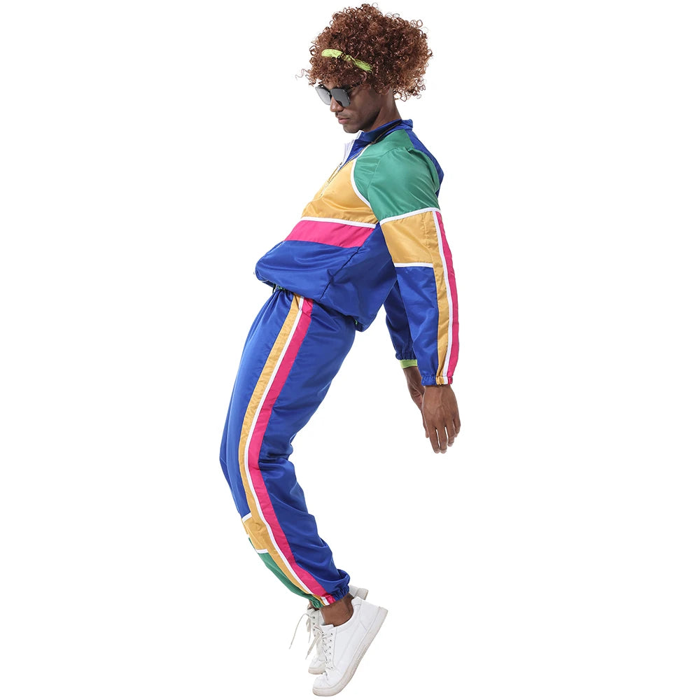 Halloween GROUP Hippie Costumes for Women Male Vintage 70s 80s Rock Disco Cosplay Outfits Hip Hop Disco Hippie Costume