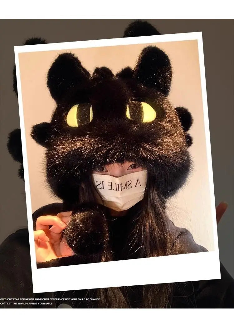 New Toothless Creative Hats Cosplay Supplies Cartoon Derivative Peripheral Caps Warm Hat Cute Accessories Children Birthday Gift