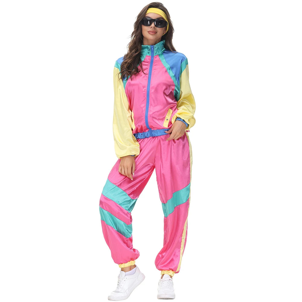 Halloween GROUP Hippie Costumes for Women Male Vintage 70s 80s Rock Disco Cosplay Outfits Hip Hop Disco Hippie Costume