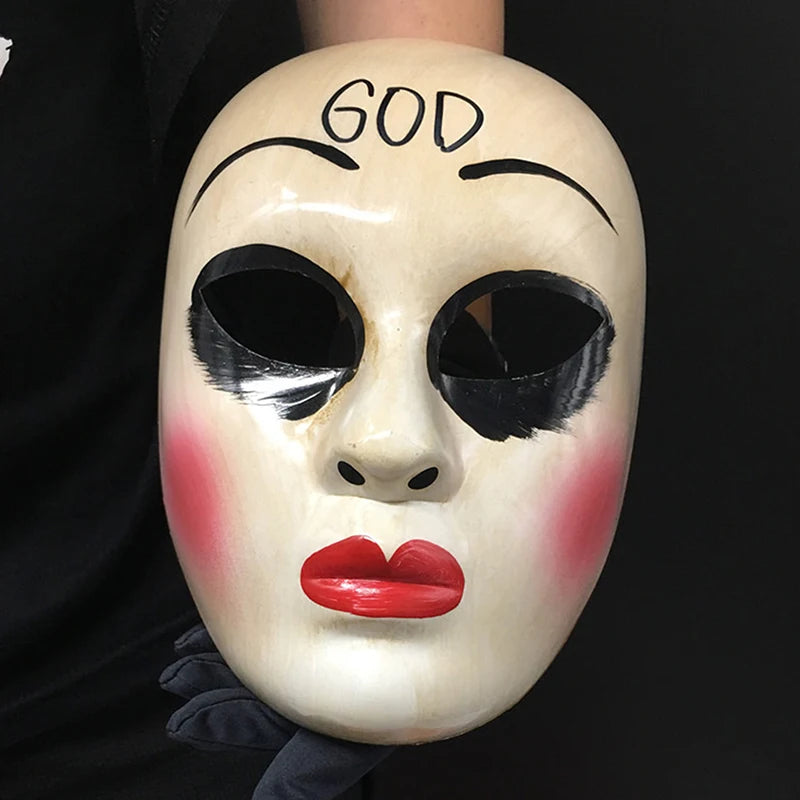 New Party Anonymous Masks Halloween Movie Theme Face Masks For Adult Cosplay Film Costume Props Mask Horror Mask Gift For Kids