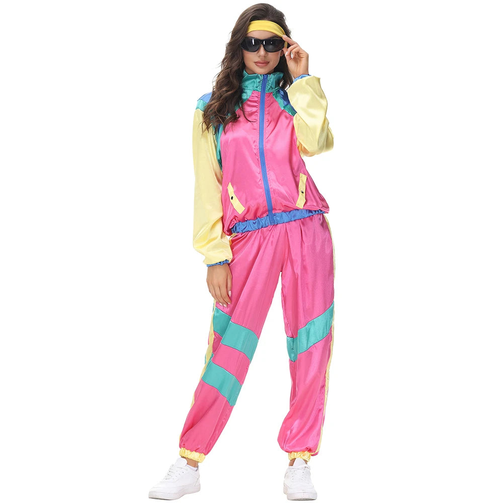 Halloween GROUP Hippie Costumes for Women Male Vintage 70s 80s Rock Disco Cosplay Outfits Hip Hop Disco Hippie Costume
