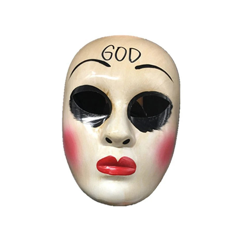 New Party Anonymous Masks Halloween Movie Theme Face Masks For Adult Cosplay Film Costume Props Mask Horror Mask Gift For Kids