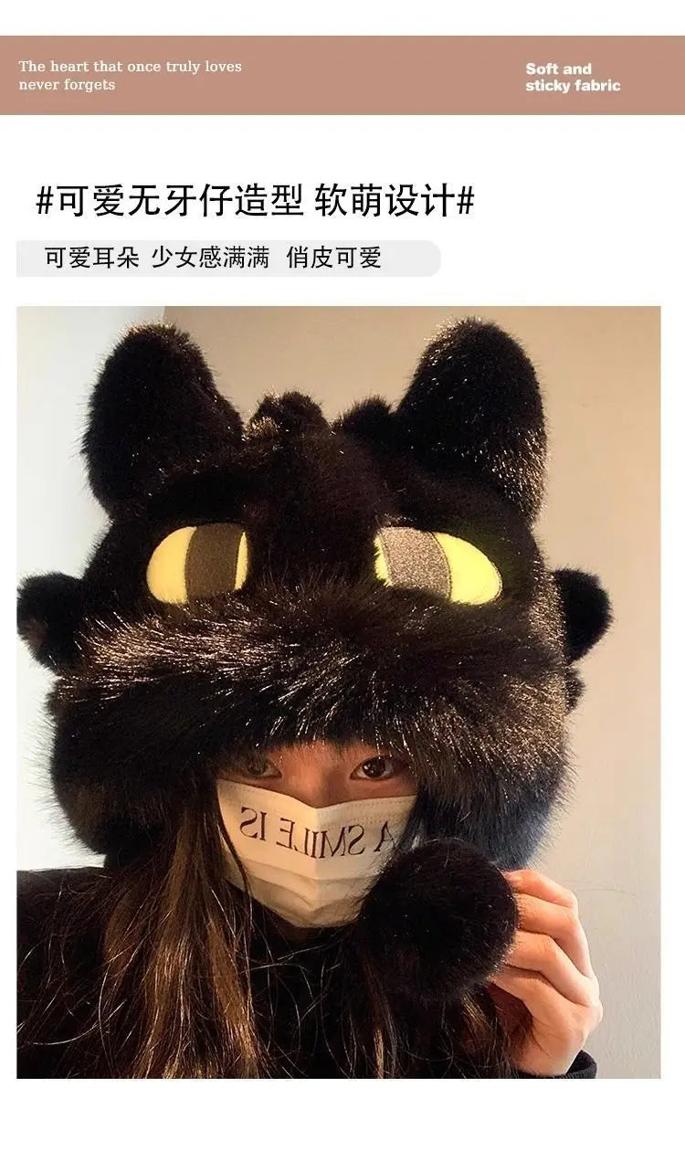 New Toothless Creative Hats Cosplay Supplies Cartoon Derivative Peripheral Caps Warm Hat Cute Accessories Children Birthday Gift