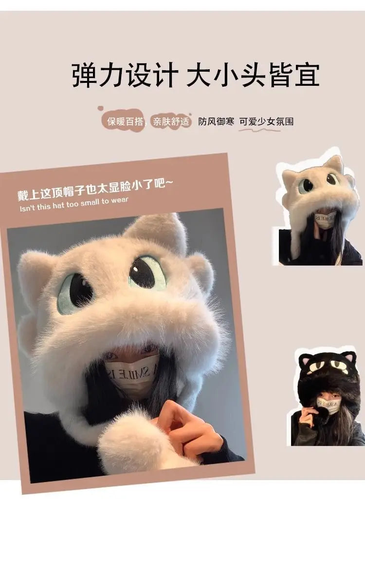 New Toothless Creative Hats Cosplay Supplies Cartoon Derivative Peripheral Caps Warm Hat Cute Accessories Children Birthday Gift