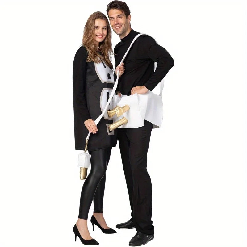 Spooktacular Creations Plug and Socket Halloween Costume Adult, Plug and Outlet Couples Costume USB Costume