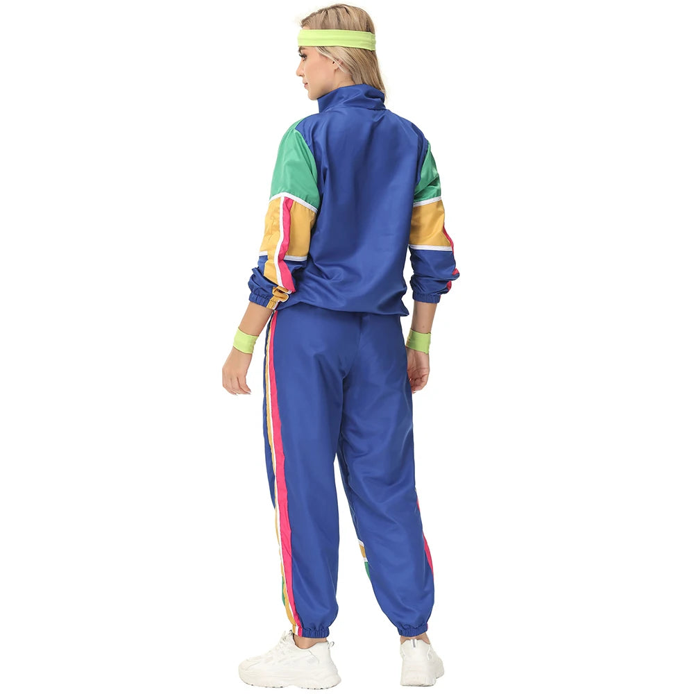Halloween GROUP Hippie Costumes for Women Male Vintage 70s 80s Rock Disco Cosplay Outfits Hip Hop Disco Hippie Costume