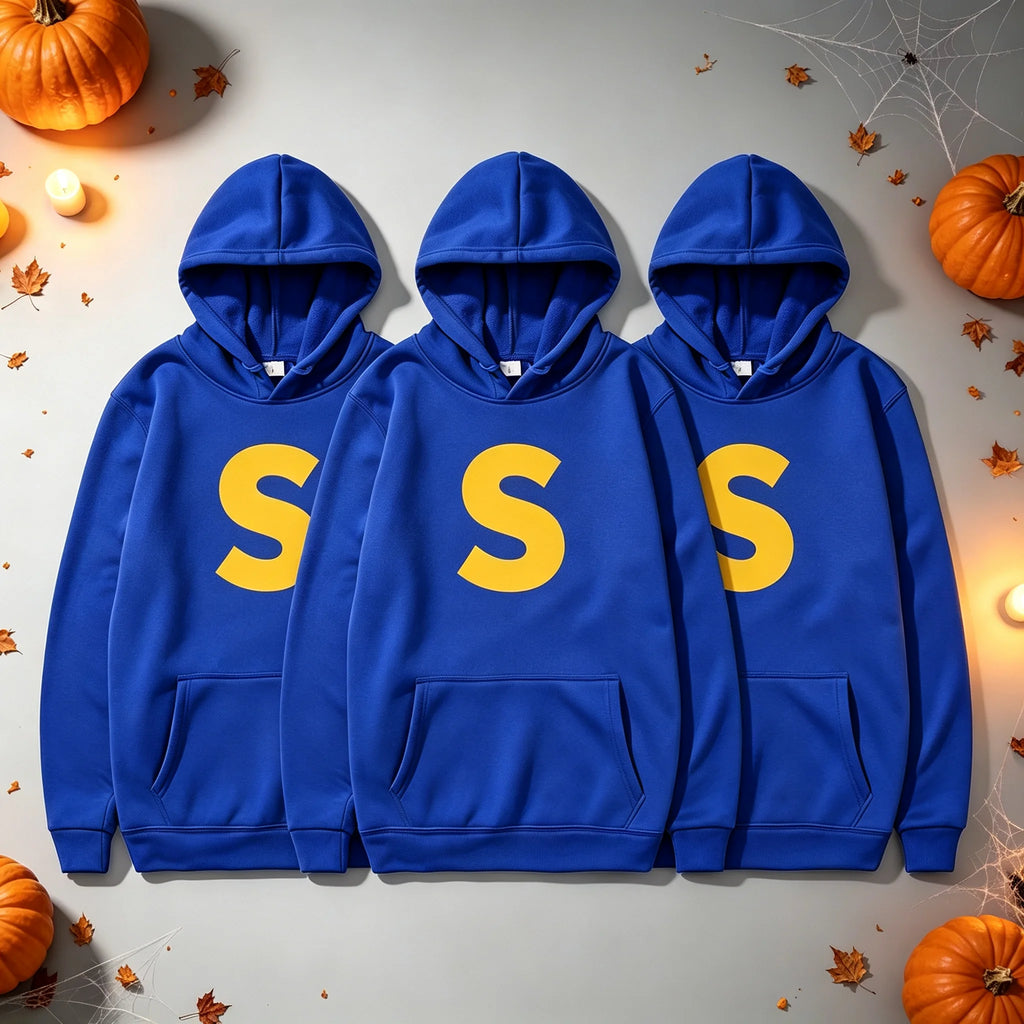 3PC New hoodies Spring and Autumn Unisex Casual Sportswear Men's Hoody Alvin Chipmunk Halloween Costume Women's Pullover top
