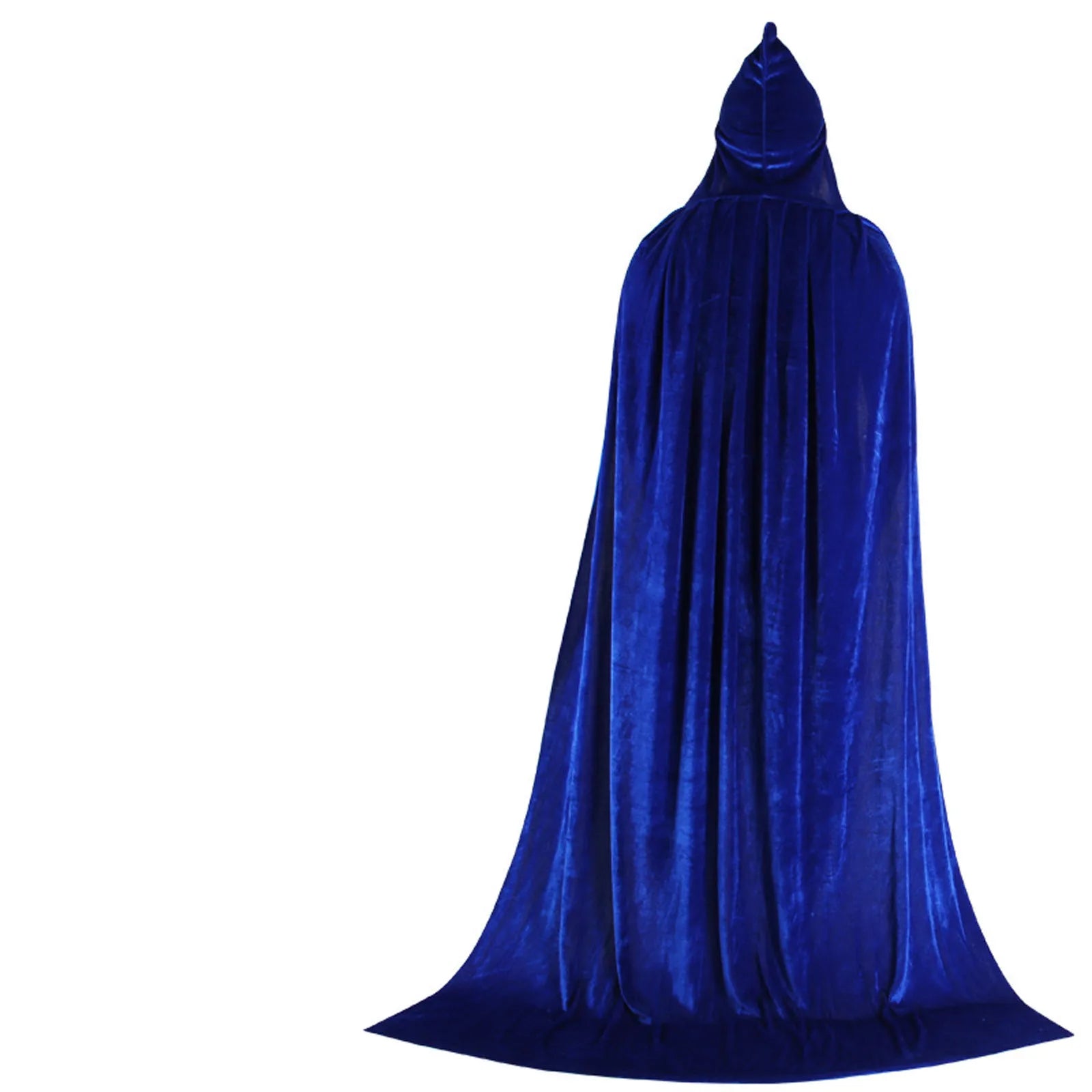Adult Kids Halloween For groups Pleuche Velvet Cloak Cape Hooded Medieval Costume Witch Wicca Vampire Halloween Cosplay Costume Cape