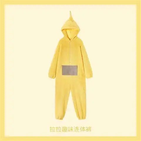 Adults Kids Onesies For groups Soft Long Sleeves Pajamas Dipsy Tinky Winky Po Lala Costumes Home Clothes Women Unisex Homewear Jumpsuit