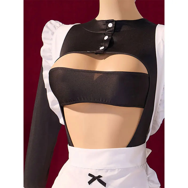 Hot Maid Costume For Role-Play Women Uniform 18 Exotic desire Plays Deep V Nurse Dress Xxx Cosplay Sexy Nights
