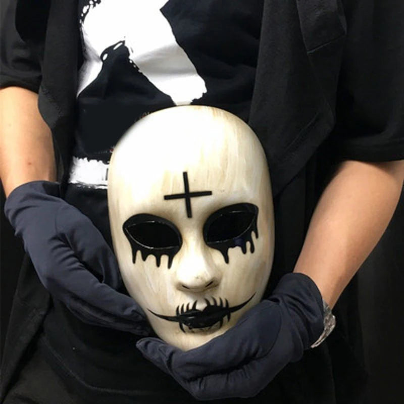 New Party Anonymous Masks Halloween Movie Theme Face Masks For Adult Cosplay Film Costume Props Mask Horror Mask Gift For Kids