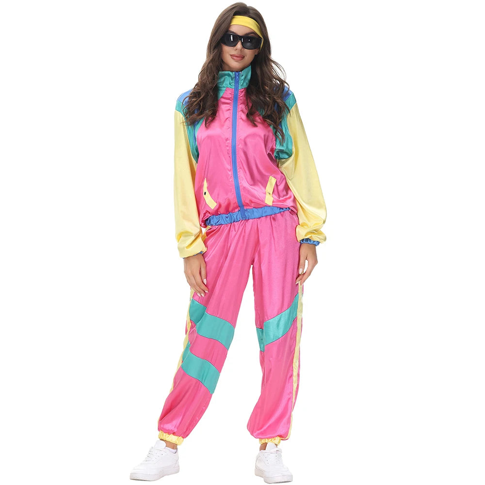 Halloween GROUP Hippie Costumes for Women Male Vintage 70s 80s Rock Disco Cosplay Outfits Hip Hop Disco Hippie Costume