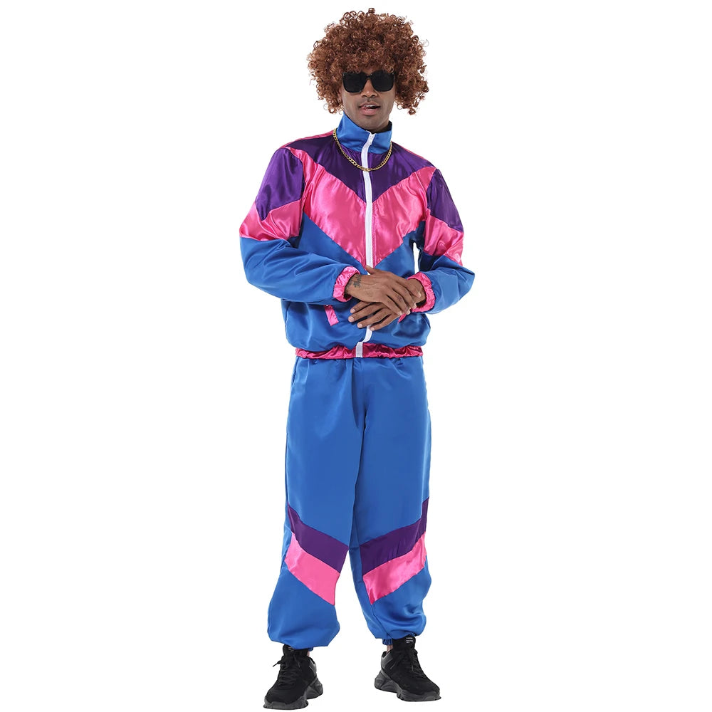 Halloween GROUP Hippie Costumes for Women Male Vintage 70s 80s Rock Disco Cosplay Outfits Hip Hop Disco Hippie Costume