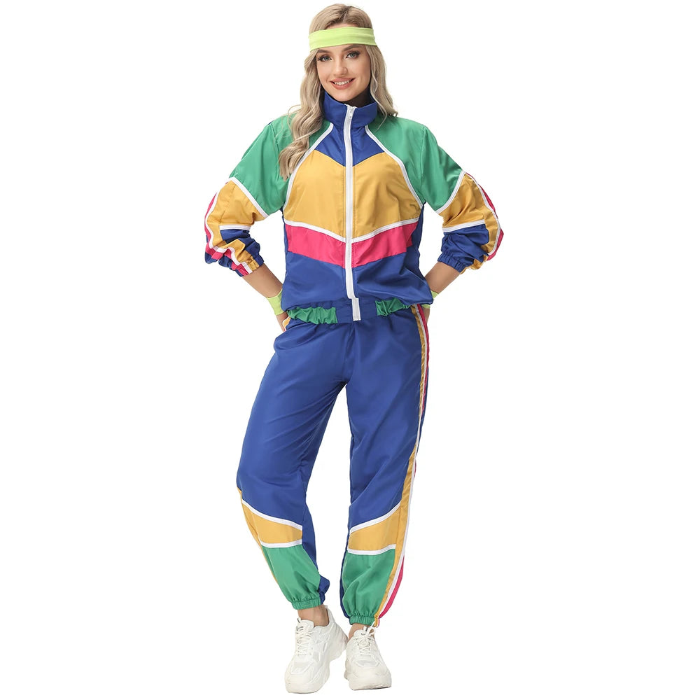 Halloween GROUP Hippie Costumes for Women Male Vintage 70s 80s Rock Disco Cosplay Outfits Hip Hop Disco Hippie Costume
