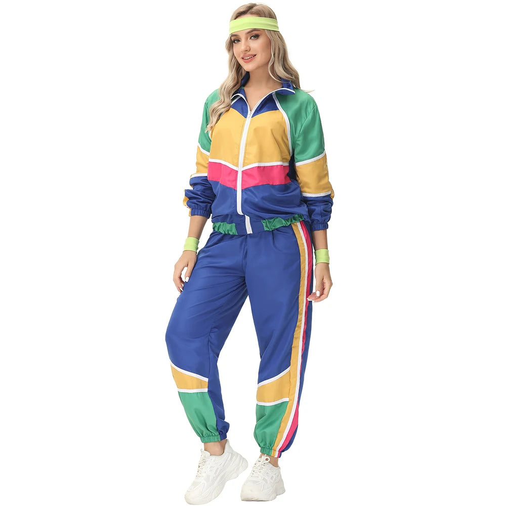 Halloween GROUP Hippie Costumes for Women Male Vintage 70s 80s Rock Disco Cosplay Outfits Hip Hop Disco Hippie Costume