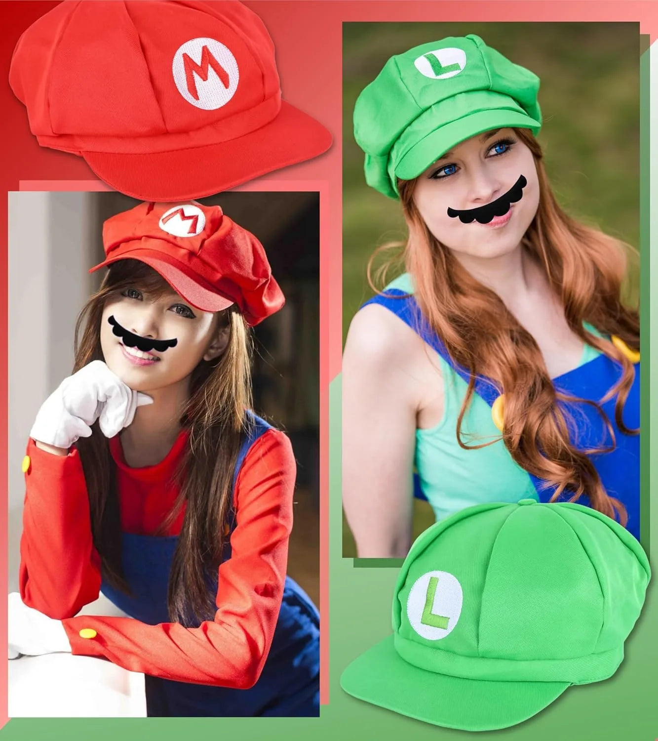 Halloween Costumes Accessories for Adults Women - Halloween Costumes for Best Friends -  Cosplay Party Set for Women 1 Set only