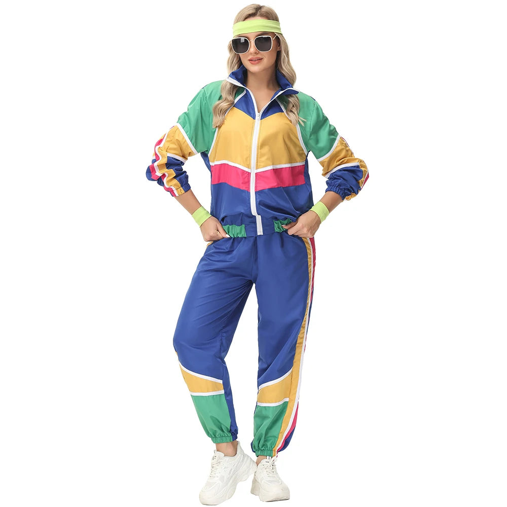 Halloween GROUP Hippie Costumes for Women Male Vintage 70s 80s Rock Disco Cosplay Outfits Hip Hop Disco Hippie Costume