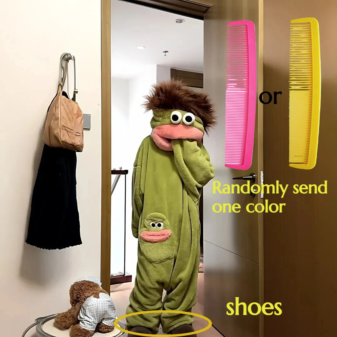 Funny Monster Monster Plush Cartoon Sleepwear Costume Full Face Plush Costume Adult Halloween Carnival Party Outfit Pajama Party