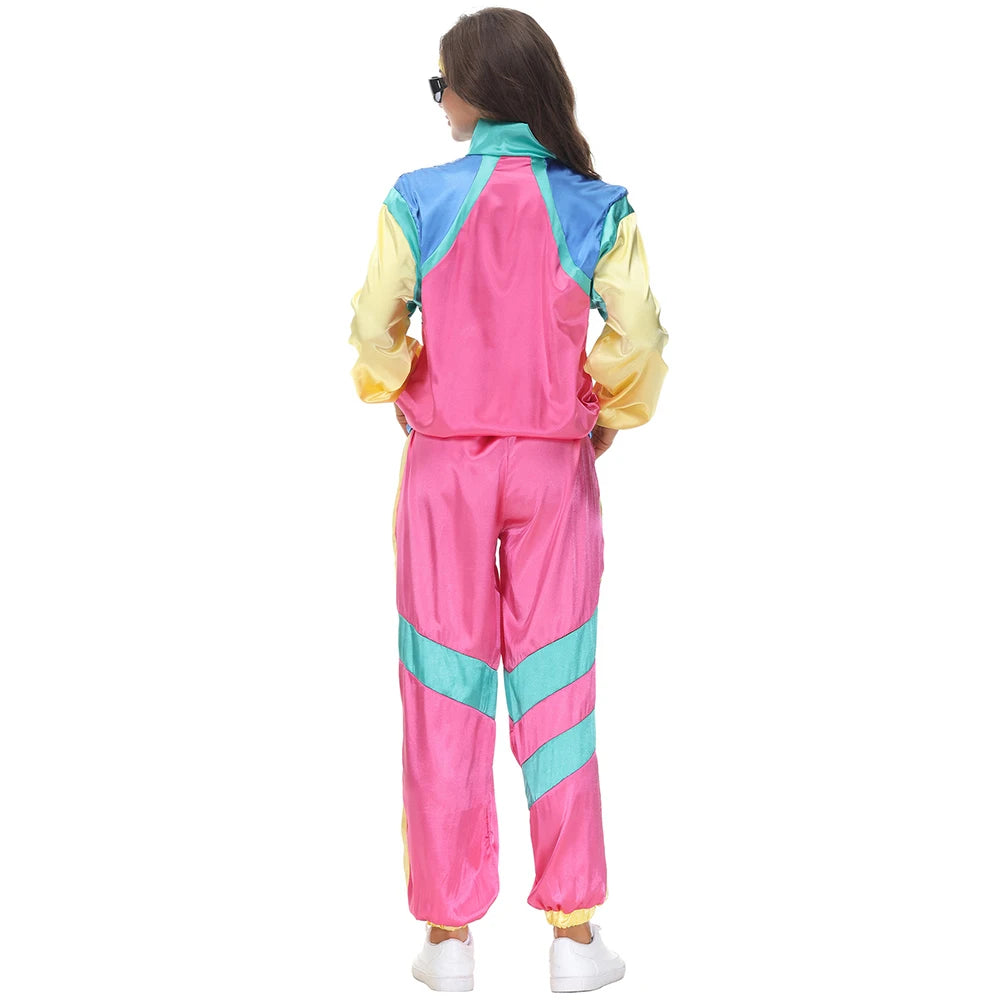 Halloween GROUP Hippie Costumes for Women Male Vintage 70s 80s Rock Disco Cosplay Outfits Hip Hop Disco Hippie Costume